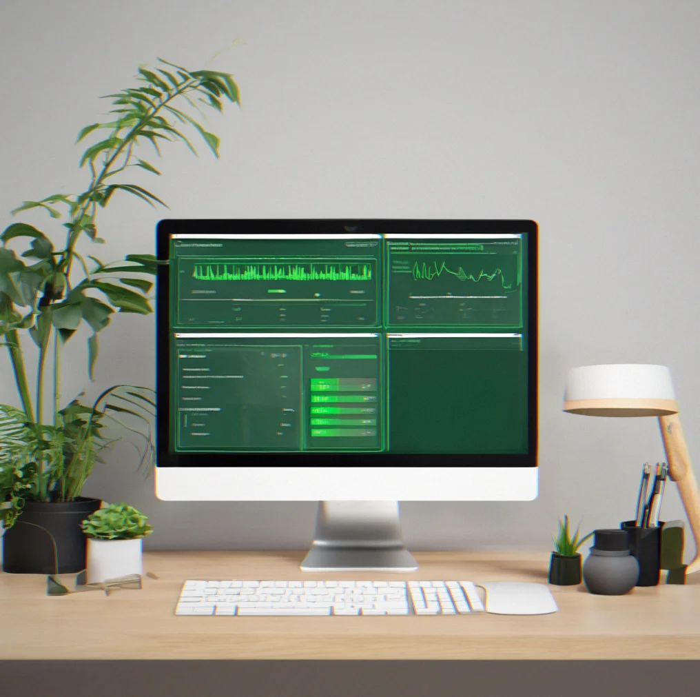 Performance dashboard displaying LCP time of 1.8 seconds, CLS of 0.08, and WCAG AA accessibility score highlighted in green