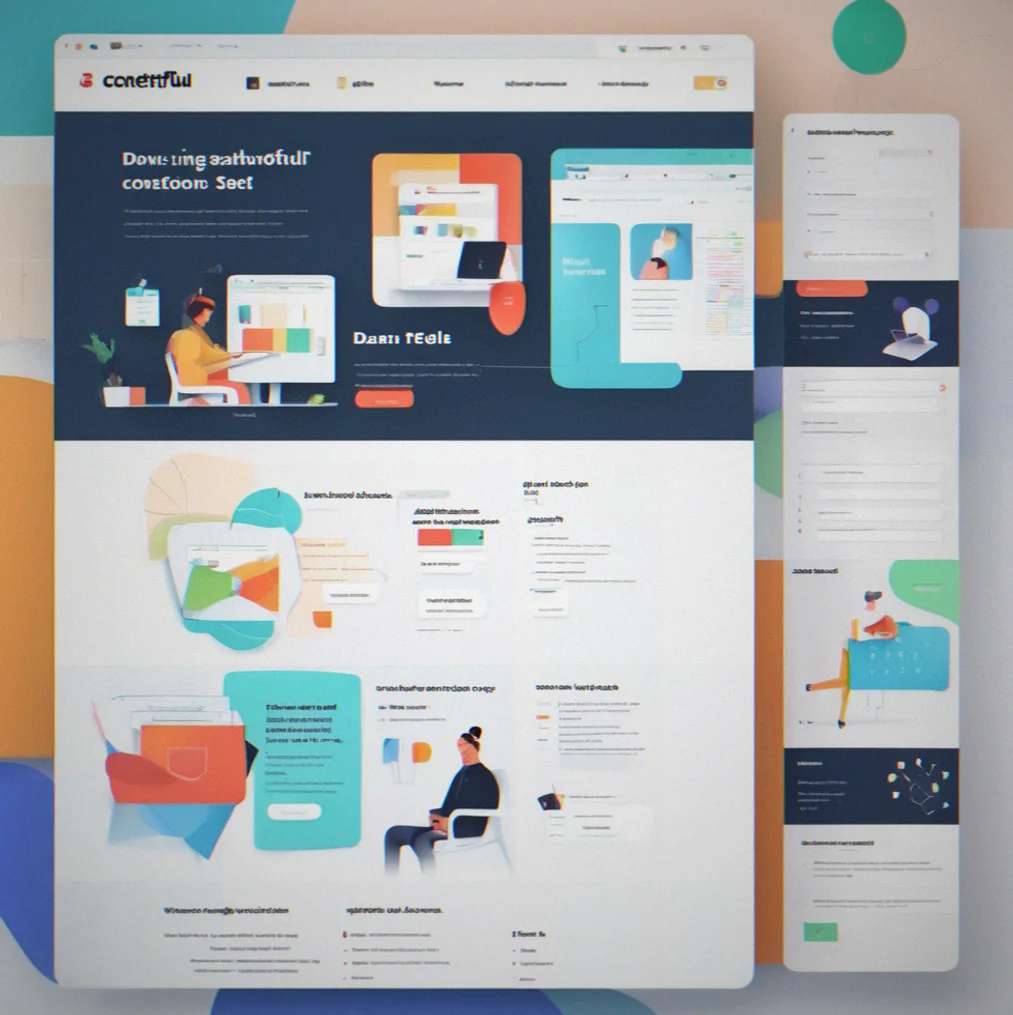 Contentful CMS dashboard where the content fields are set up so non-technical team members can actually edit things without help
