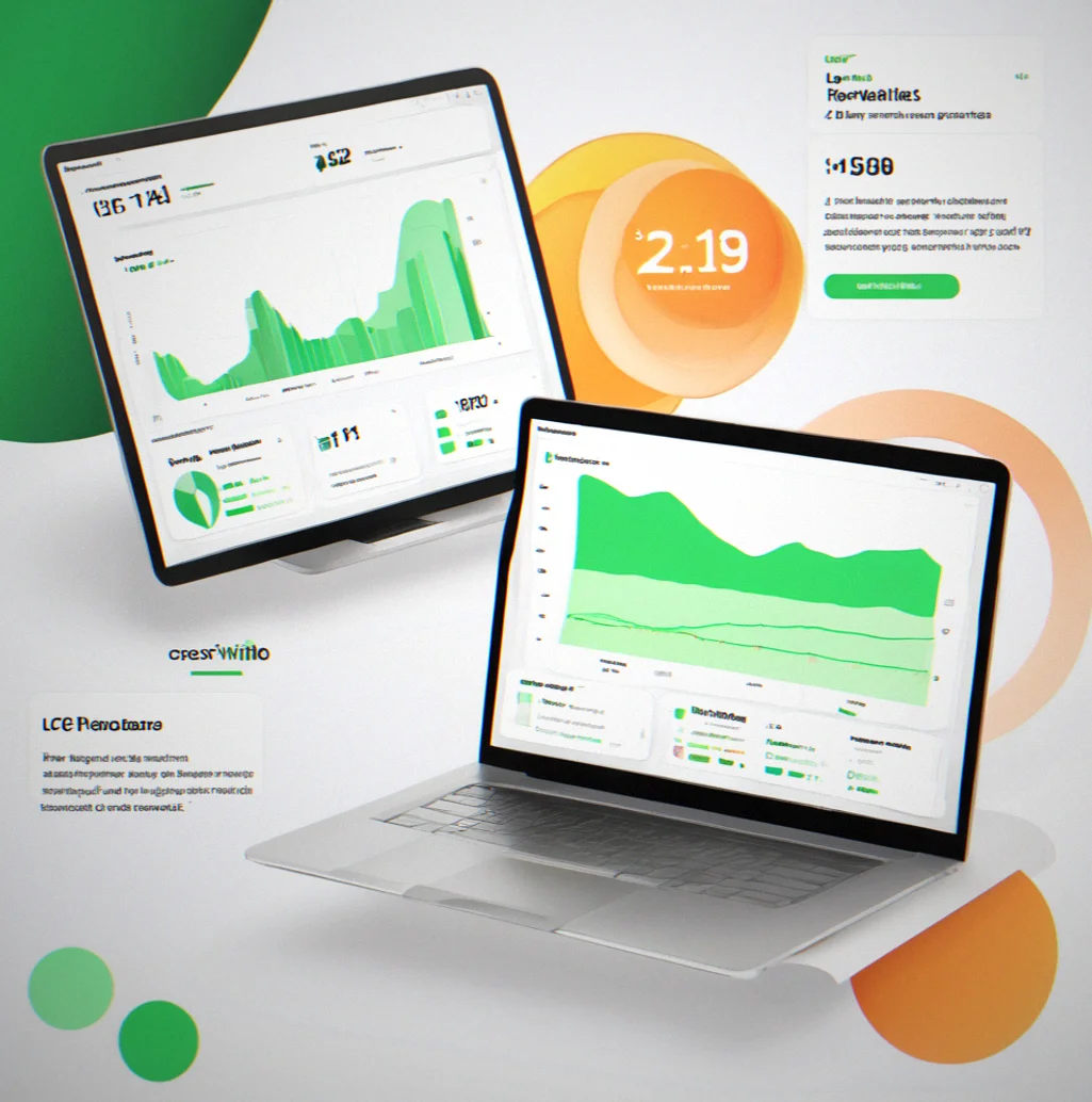 A dashboard showing Core Web Vitals performance metrics with LCP sitting comfortably under 2.5 seconds and all those green status indicators